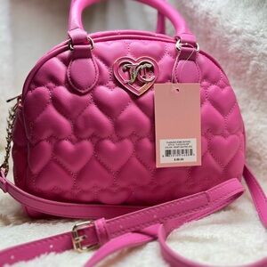Juicy couture Pink Quilted Heart Handbag